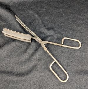 Vintage all metal hair crimping waving tool for stove heating